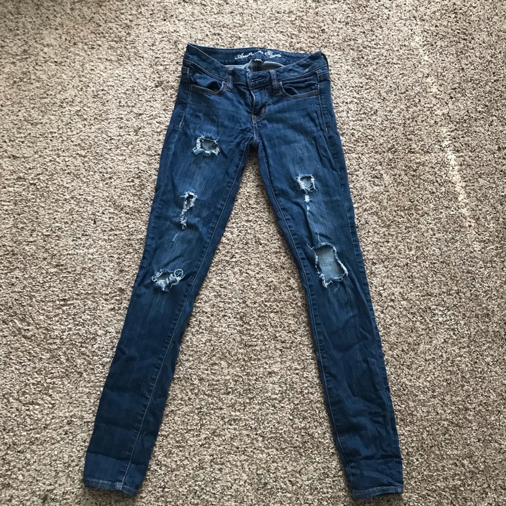 AEO Distressed Jegging